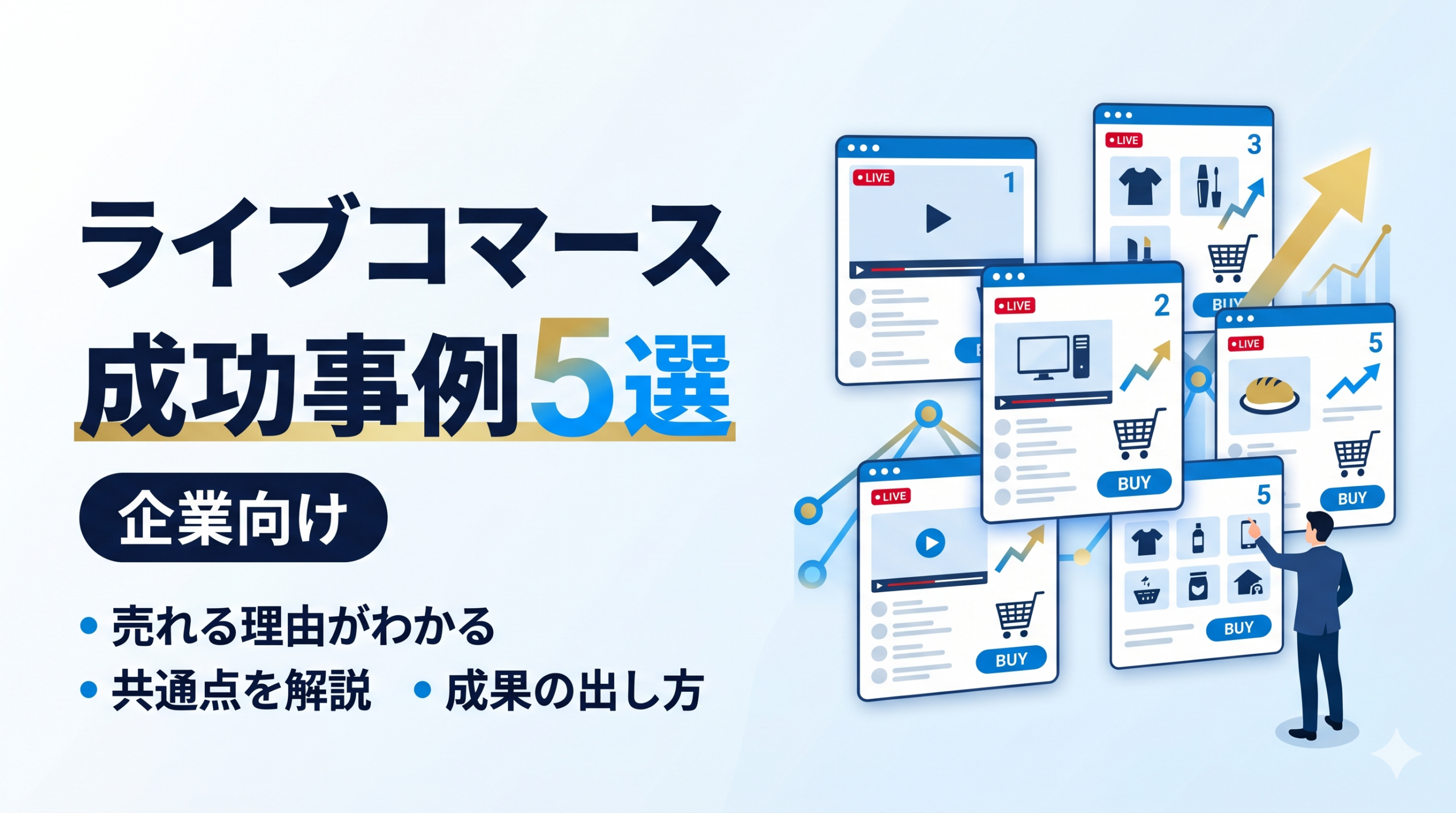 ライブコマースの成功事例5選【企業向け】